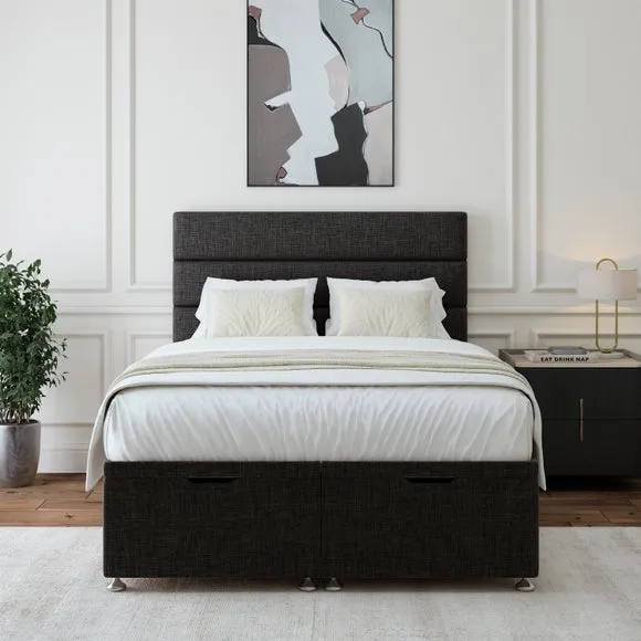 Woven Fabric End of Bed Ottoman Base 1