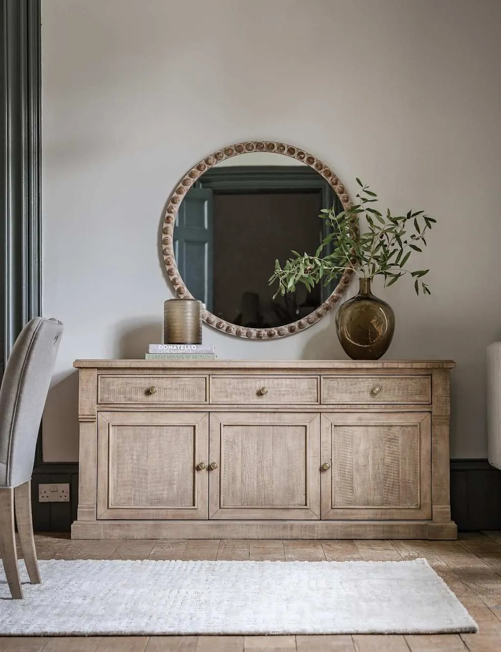 Gallery Direct Vancouver 3 Door Sideboard Natural