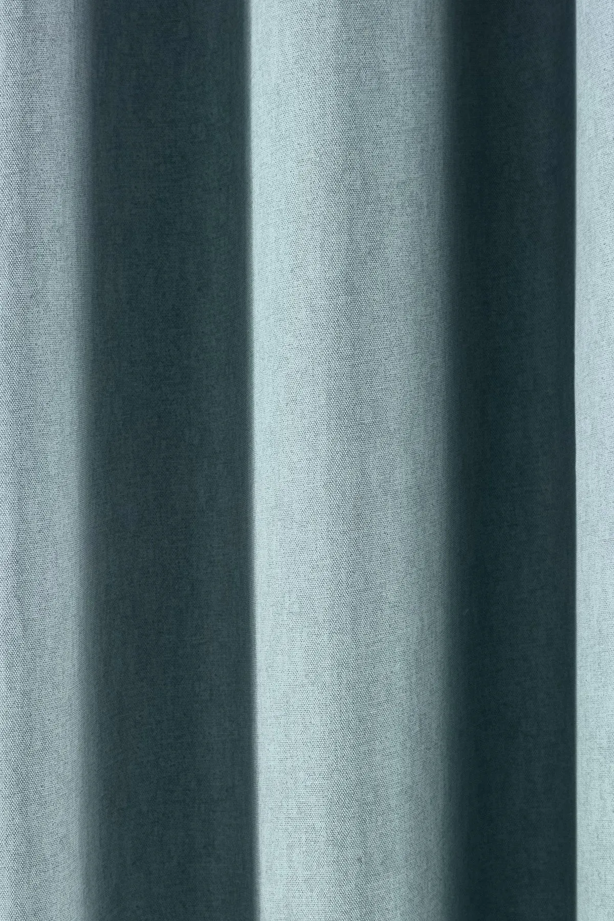 Fusion 'Sorbonne' 100% Cotton Light Filtering Plain Dyed Eyelet Curtains in Duck Egg Blue 3