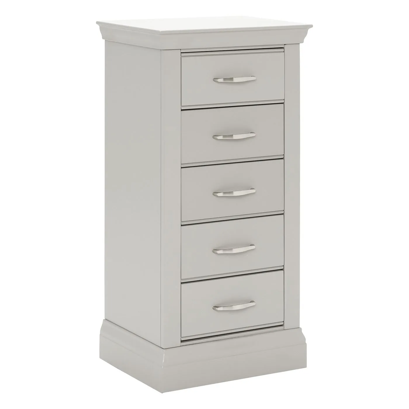 Helmsley 5 Drawer Tall Chest, Urban Grey
