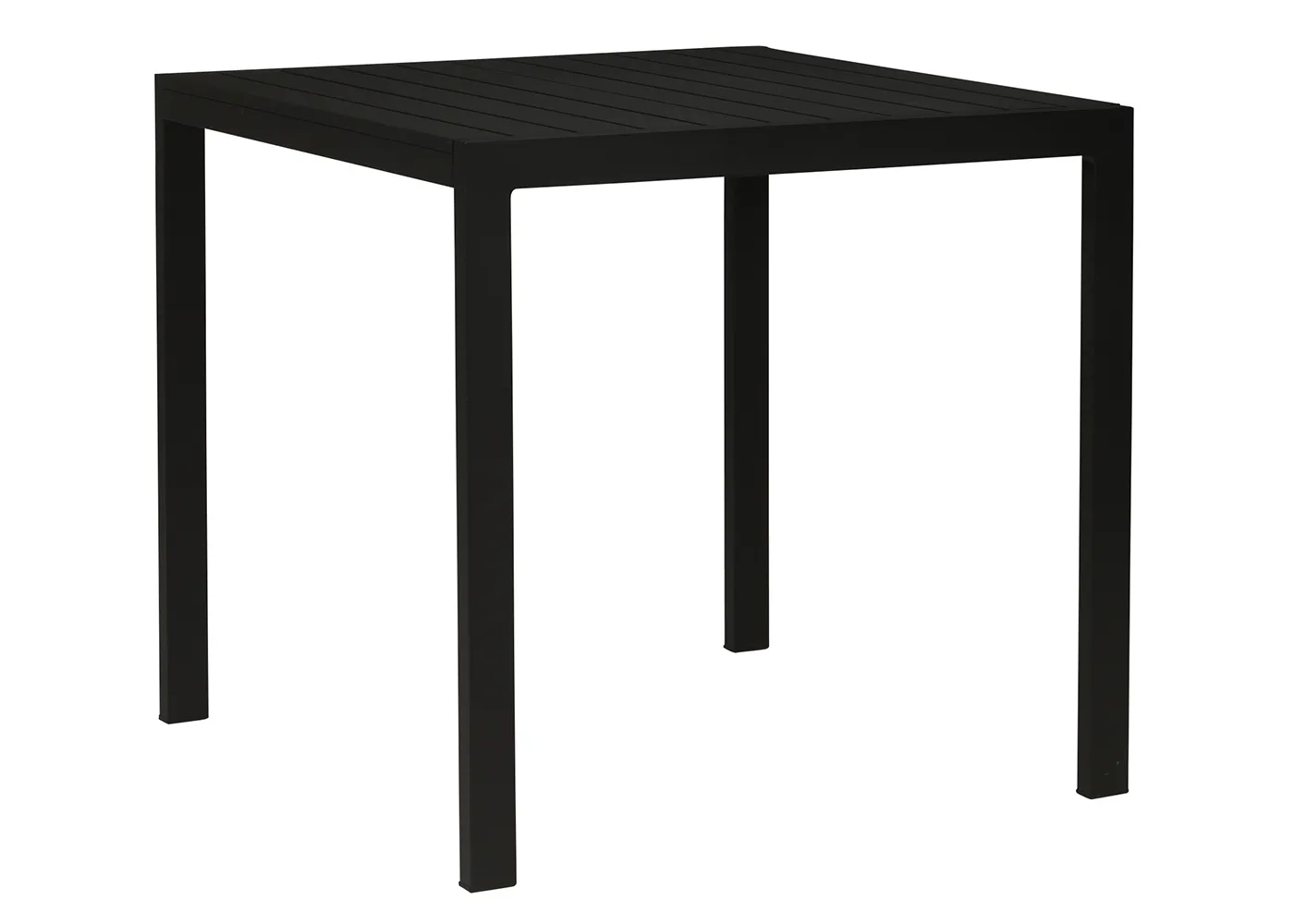 Case Eos Square Outdoor Dining Table Black
