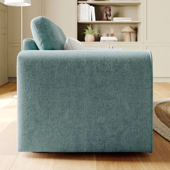 Abel Vintage Soft Chenille 2 Seater Sofa 3
