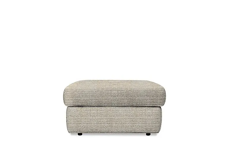 Thornbury Fabric Footstool - Yarn Shale