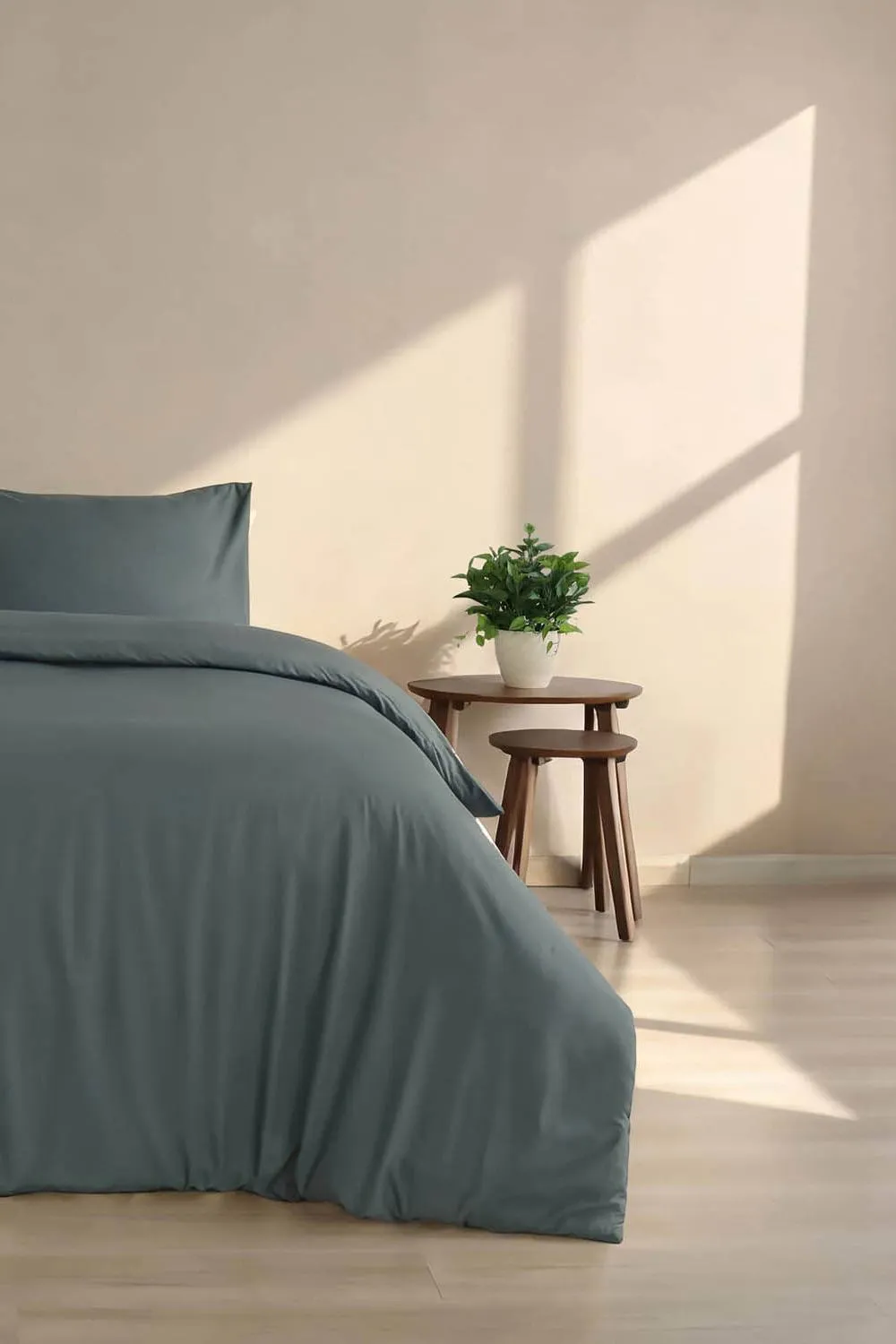 Martex Everyday Luxury Cotton Duvet Cover Set - Deep Grove in Green