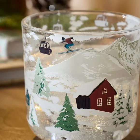 Winter Thyme Alpine Christmas LED Candle 2
