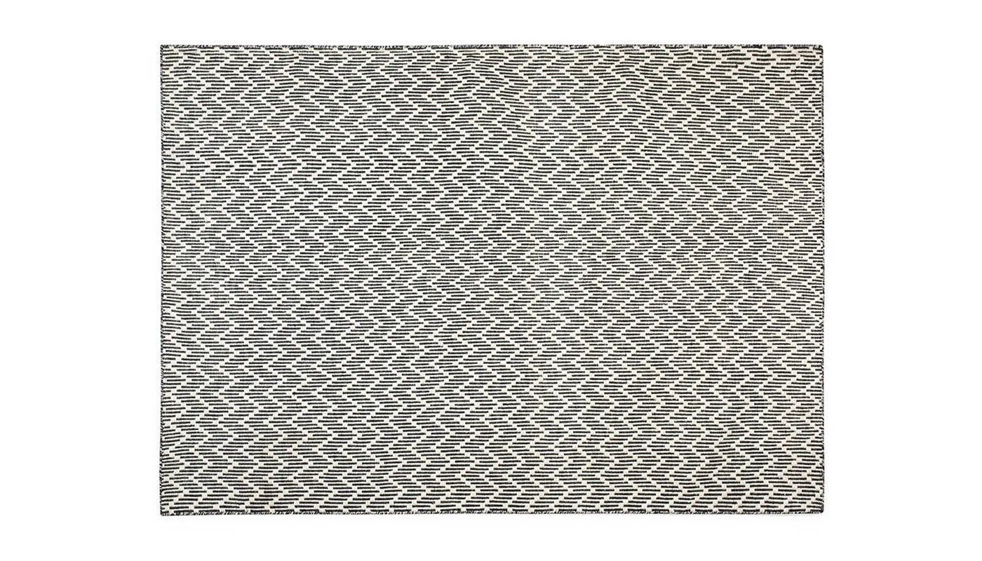 Linie Design Shimla Rug Black and White 170 x 240cm