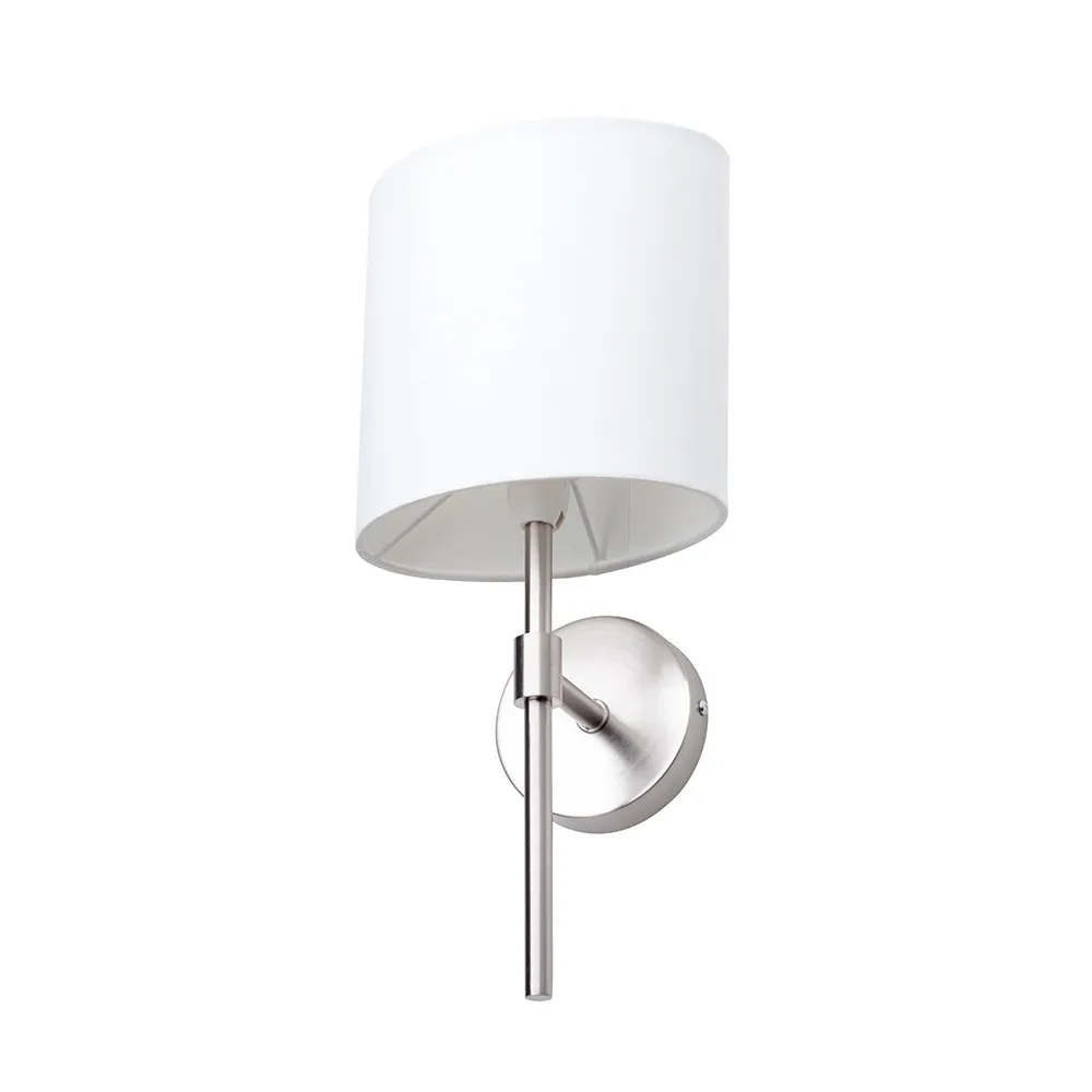 Oz Wall Light, Satin Chrome