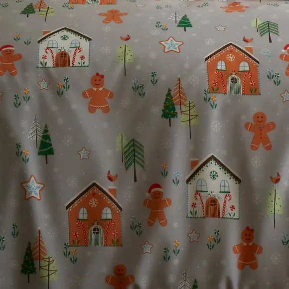 Bedlam Gingerbread House Duvet Cover & Pillowcase Set 4