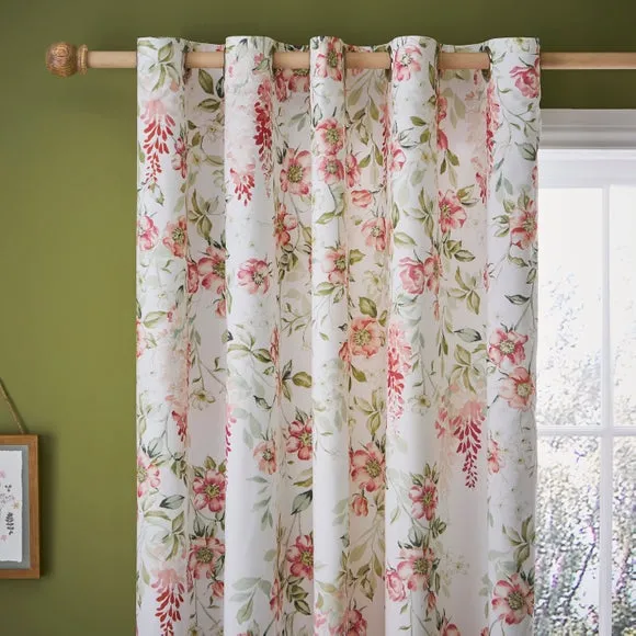 Wisteria Trail Polycotton Blackout Eyelet Curtains 1