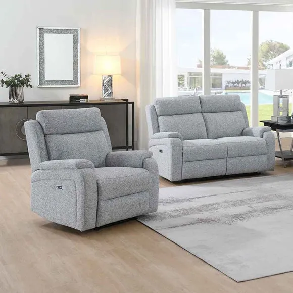 Bilston Textured Weave Power Reclining Chair 2