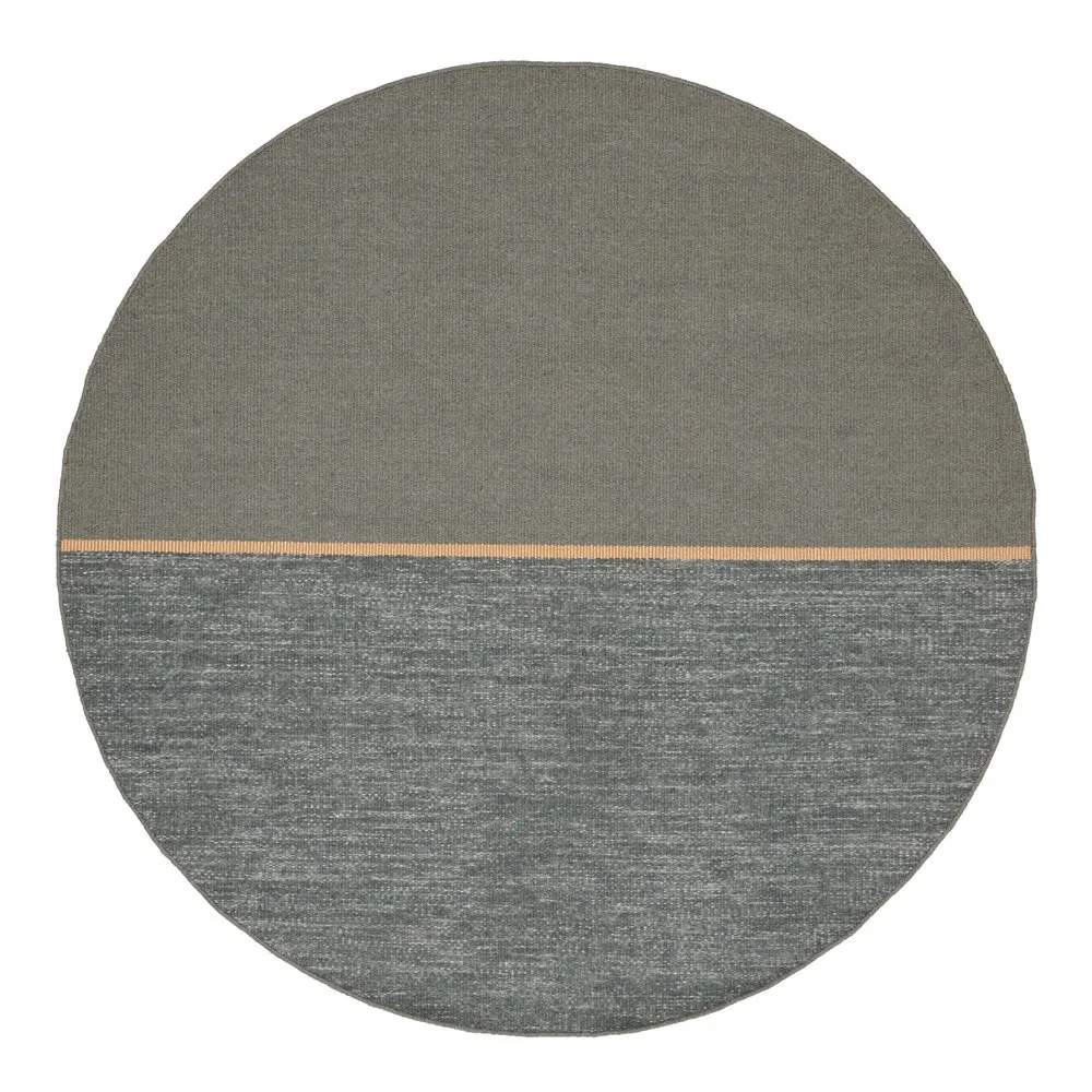 Linie Design Magnatized Round Rug Green Small