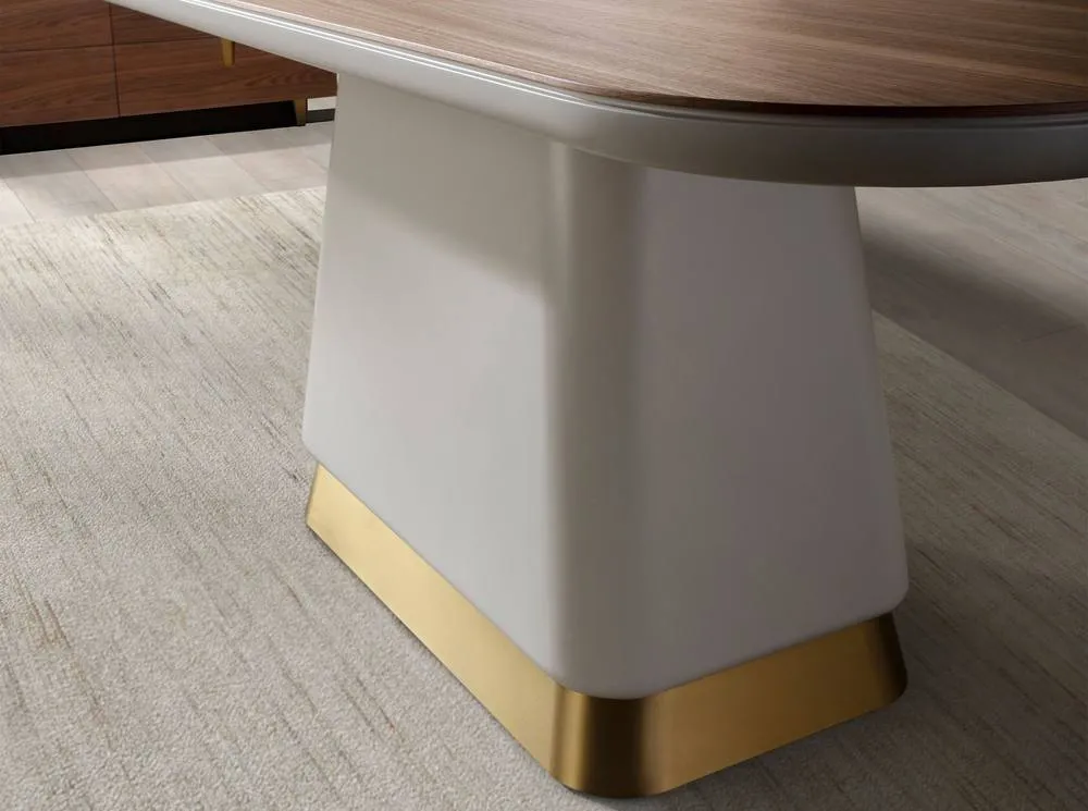 Angel Cerda Model Walnut Rectangular Dining Table, 200x95x76 cm 5