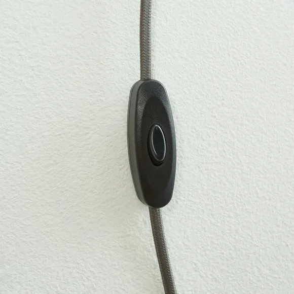 Riley Ribbed Plug In Wall Light 4