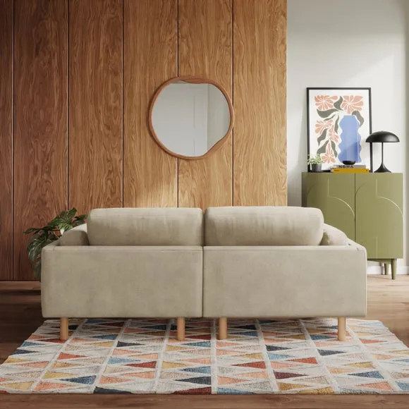 Newton Luxe Chenille Corner Chaise Sofa 3