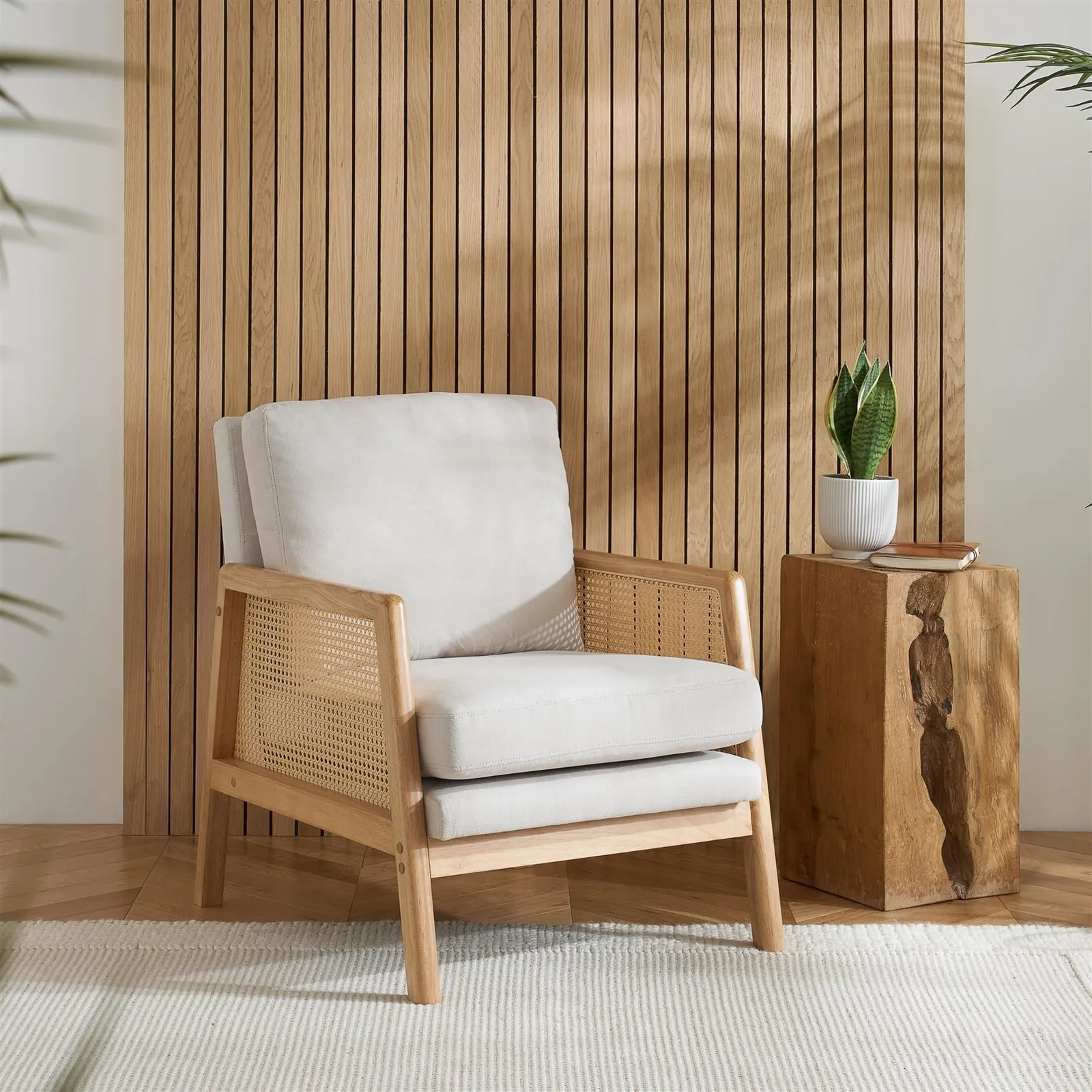 Birlea White 2 Seater & Chair Bundle Ida 2