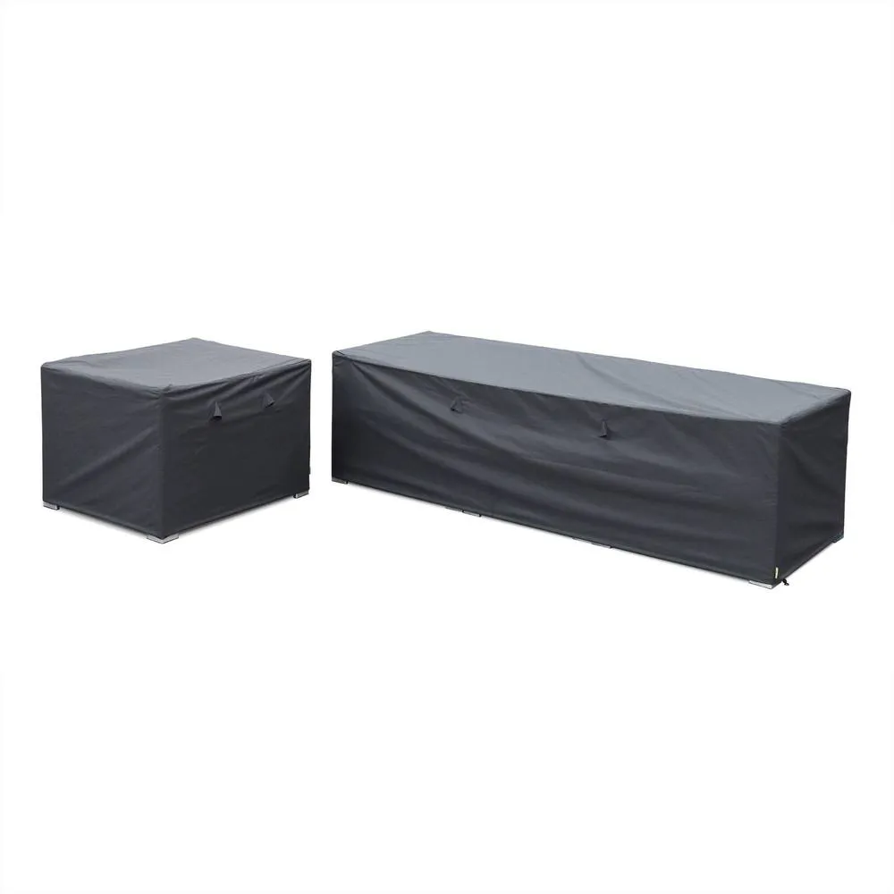 sweeek Protective covers for Caligari & Vinci garden sofa sets in Dark Grey