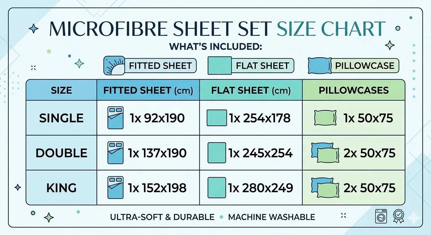 Rapport Home So Soft Microfibre Sheet Set in Cream 2