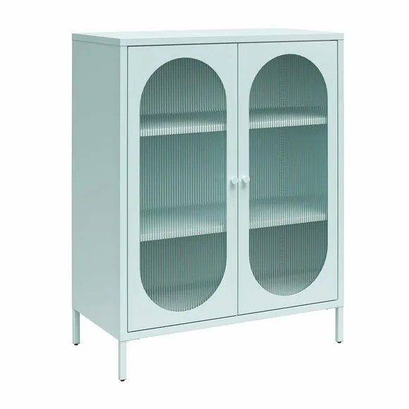 Luna Small Fluted Sideboard, Glass 2