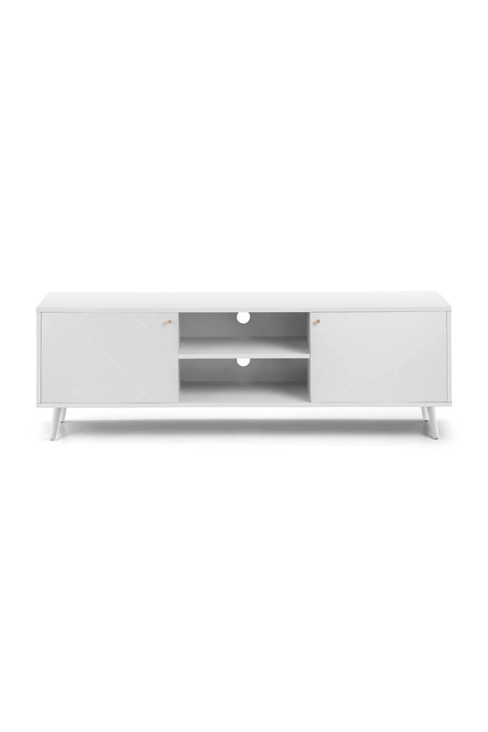 Julian Bowen Moritz TV Unit in White 4