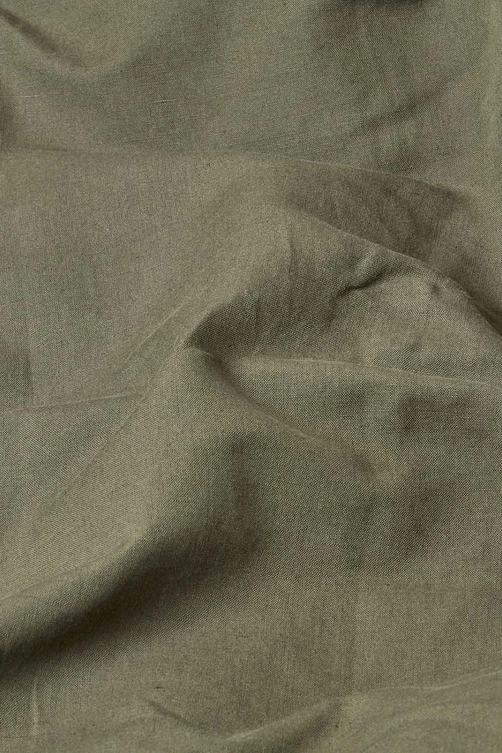 Homescapes Luxury Soft Plain European Linen Duvet Cover Set in Green 2