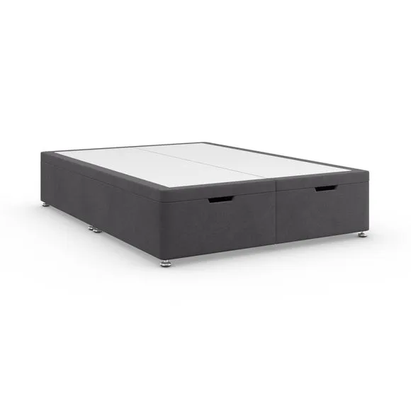 Luxury End Ottoman Bed Frame, Tweed 3