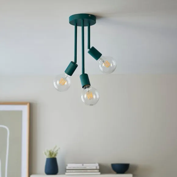 Koppla 3 Light Semi Flush Ceiling Light 4