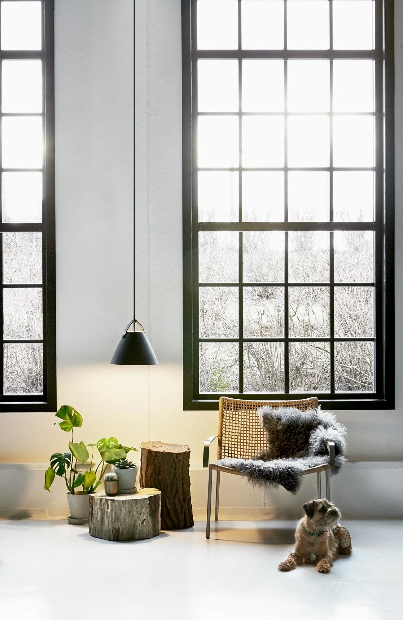 Nordlux Strap Pendant Light Black Metal Dining Room E27 Mains 27cm 3