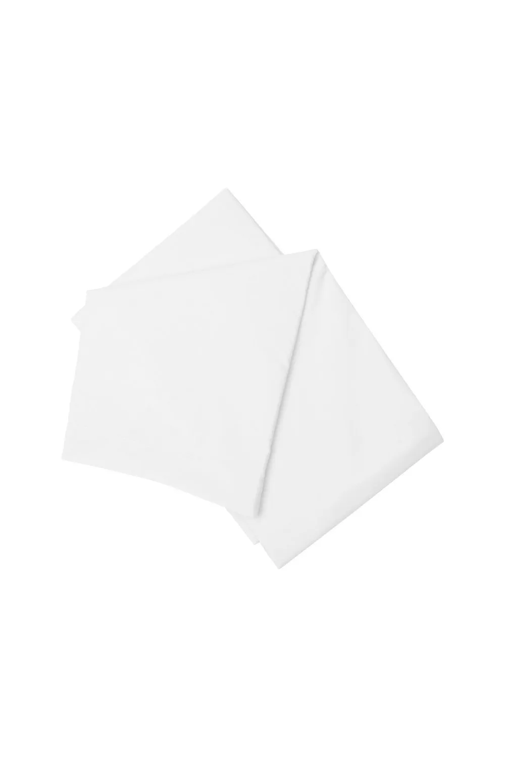 Belledorm Easy Care Minimum Iron Flat Sheet Single Ivory, Cream