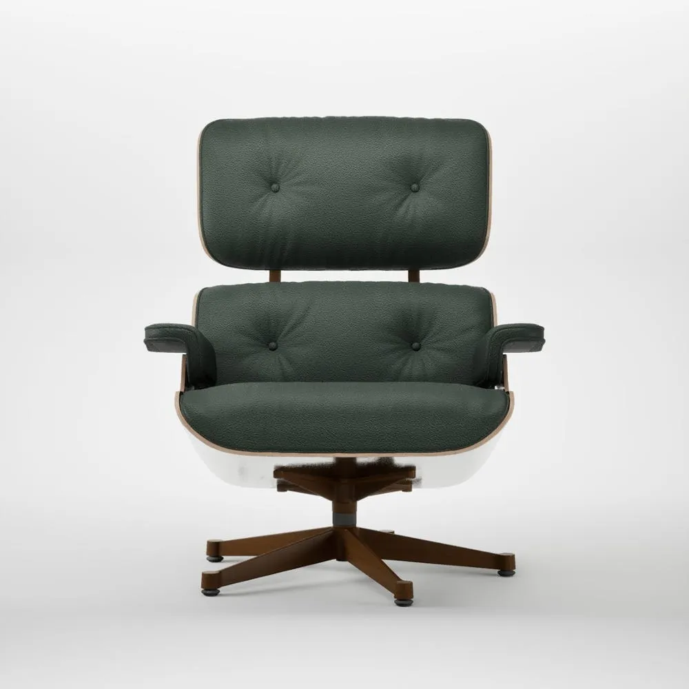 Eames Lounge Chair Cherry Natural Contemporary L50 59 Jade Polished Base 04 2