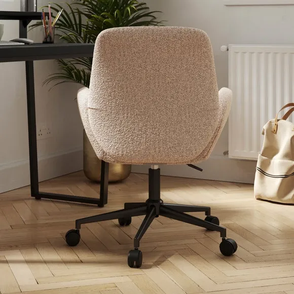 Ginny Boucle Swivel Office Chair 2