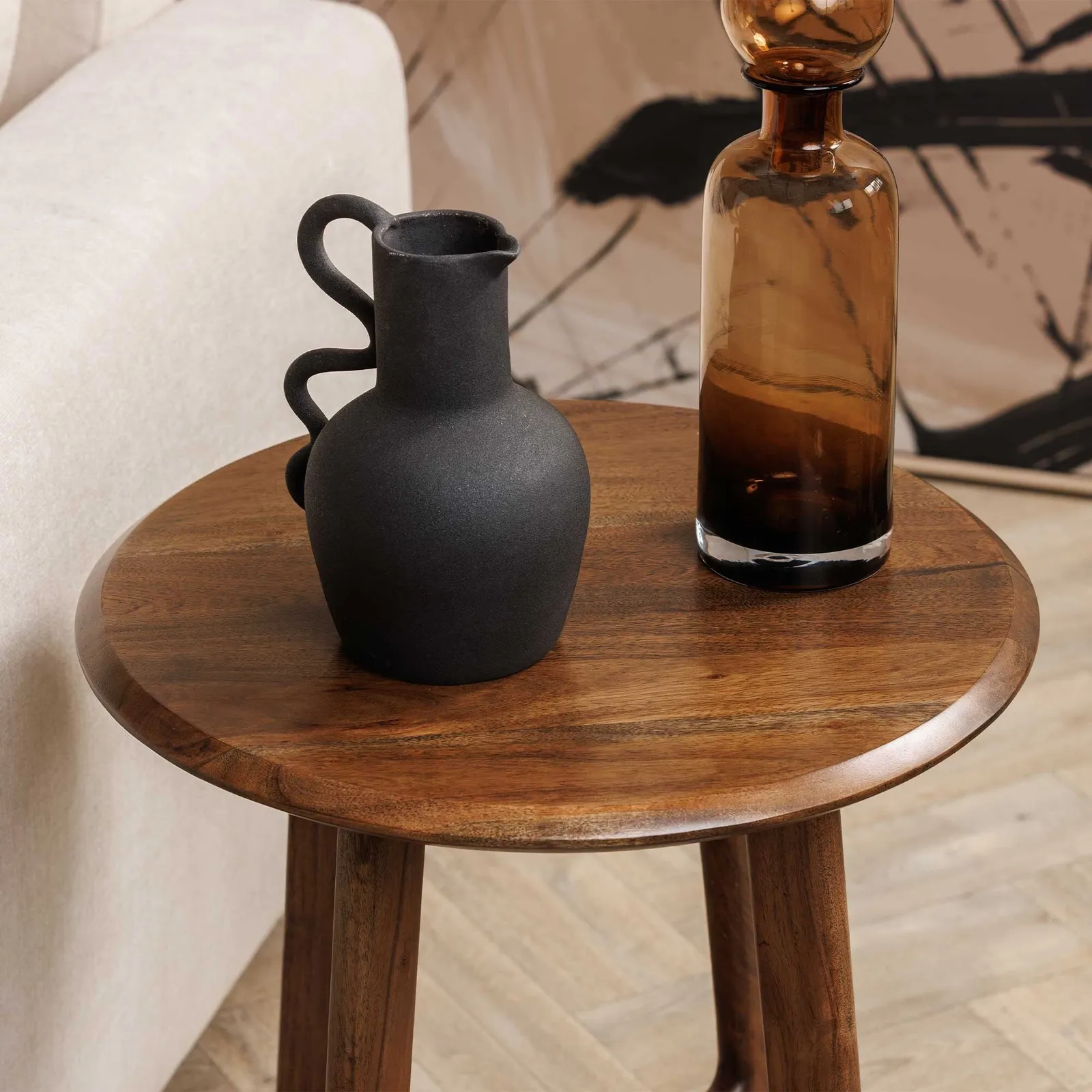 Cresta Side Table, Acacia Wood | Barker & Stonehouse 4