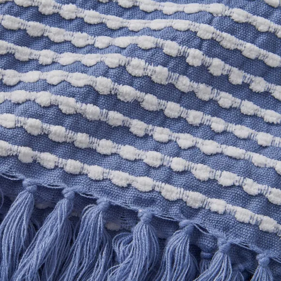 Catherine Lansfield Stab Stitch Throw Blanket 125cm x 150cm 3