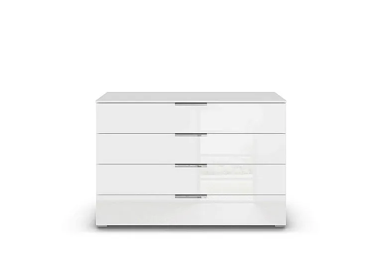 Cairns 4 Drawer Wide Chest - White