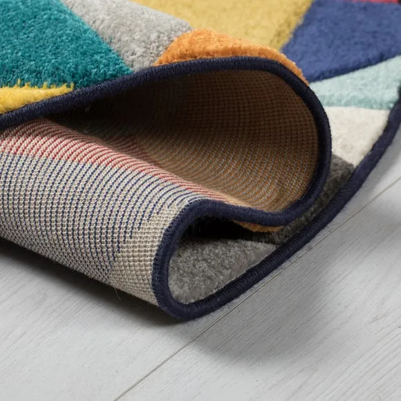 Rhumba Geometric Round Rug 3