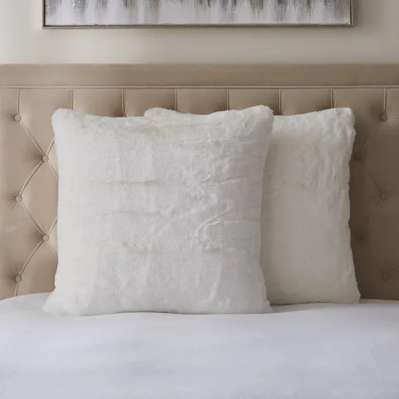 Dorma Purity Faux Fur Continental Pillowcase 1