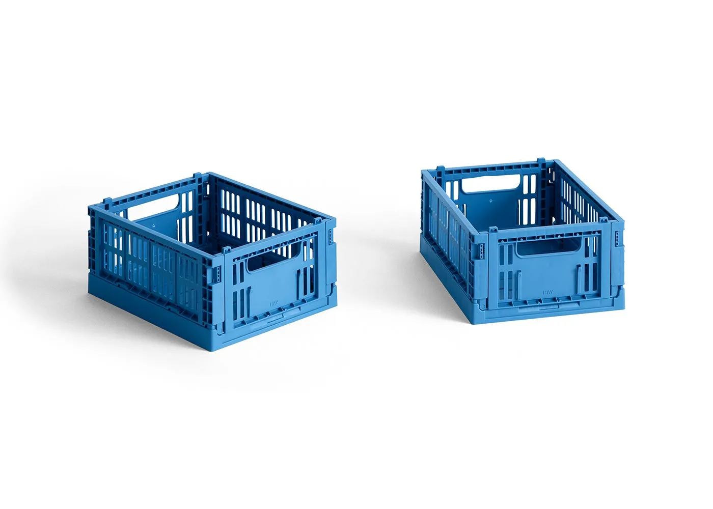 HAY Colour Crate Electric Blue Mini Set of 2