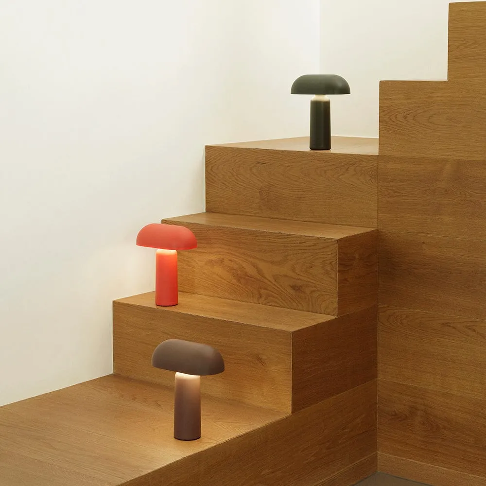 Normann Copenhagen Porta LED Portable Table Lamp Brown 4