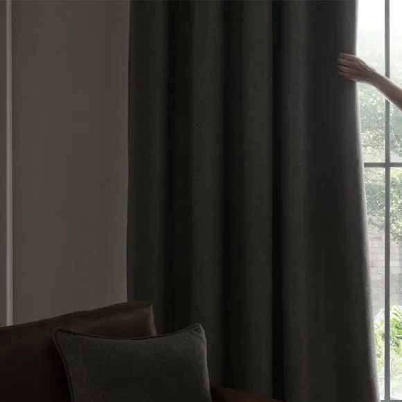 Luna Brushed Eyelet Curtains (Blackout Available) 6