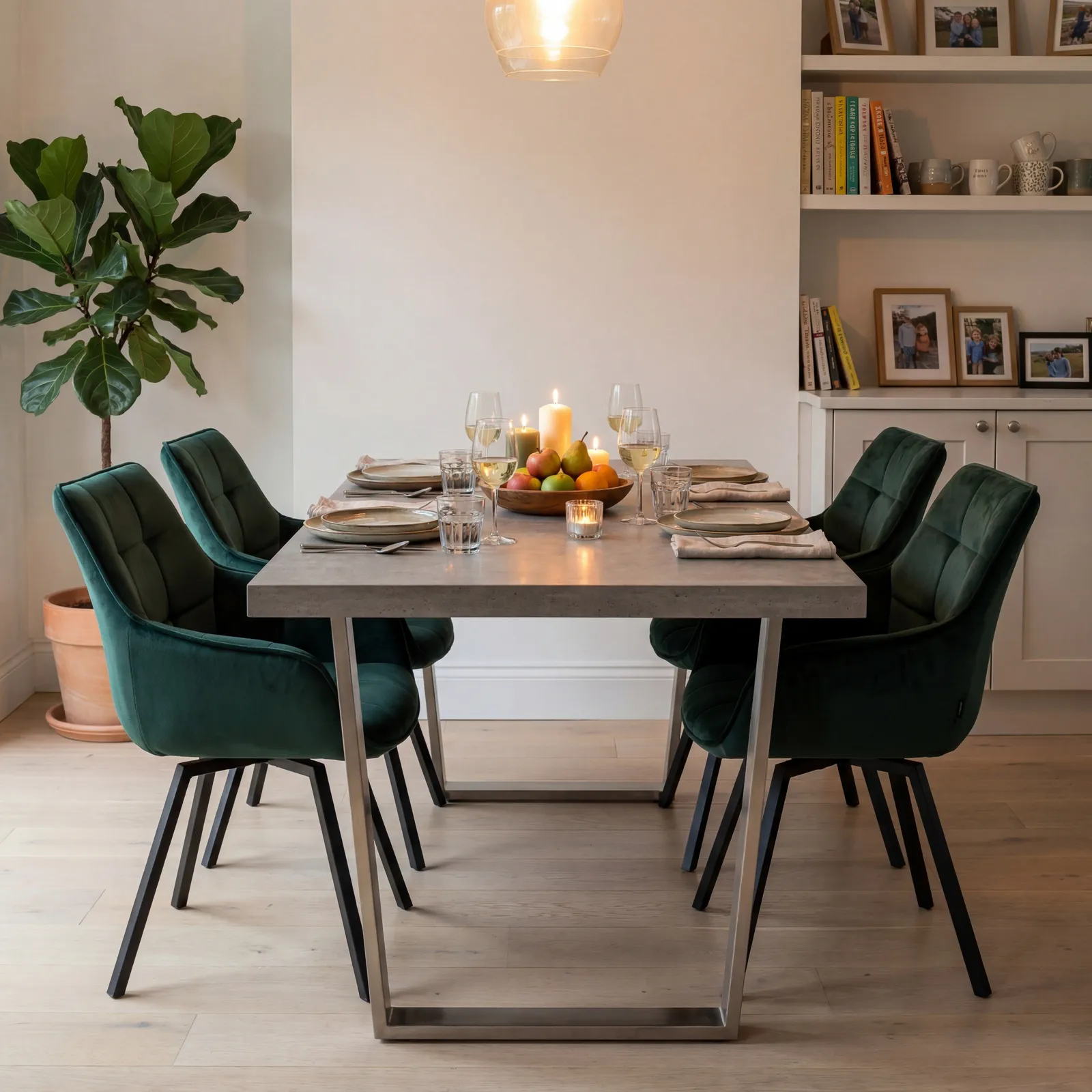 Halmstad Dining Table 200Cm, Grey Concrete Effect | W200cm | Barker & Stonehouse 3