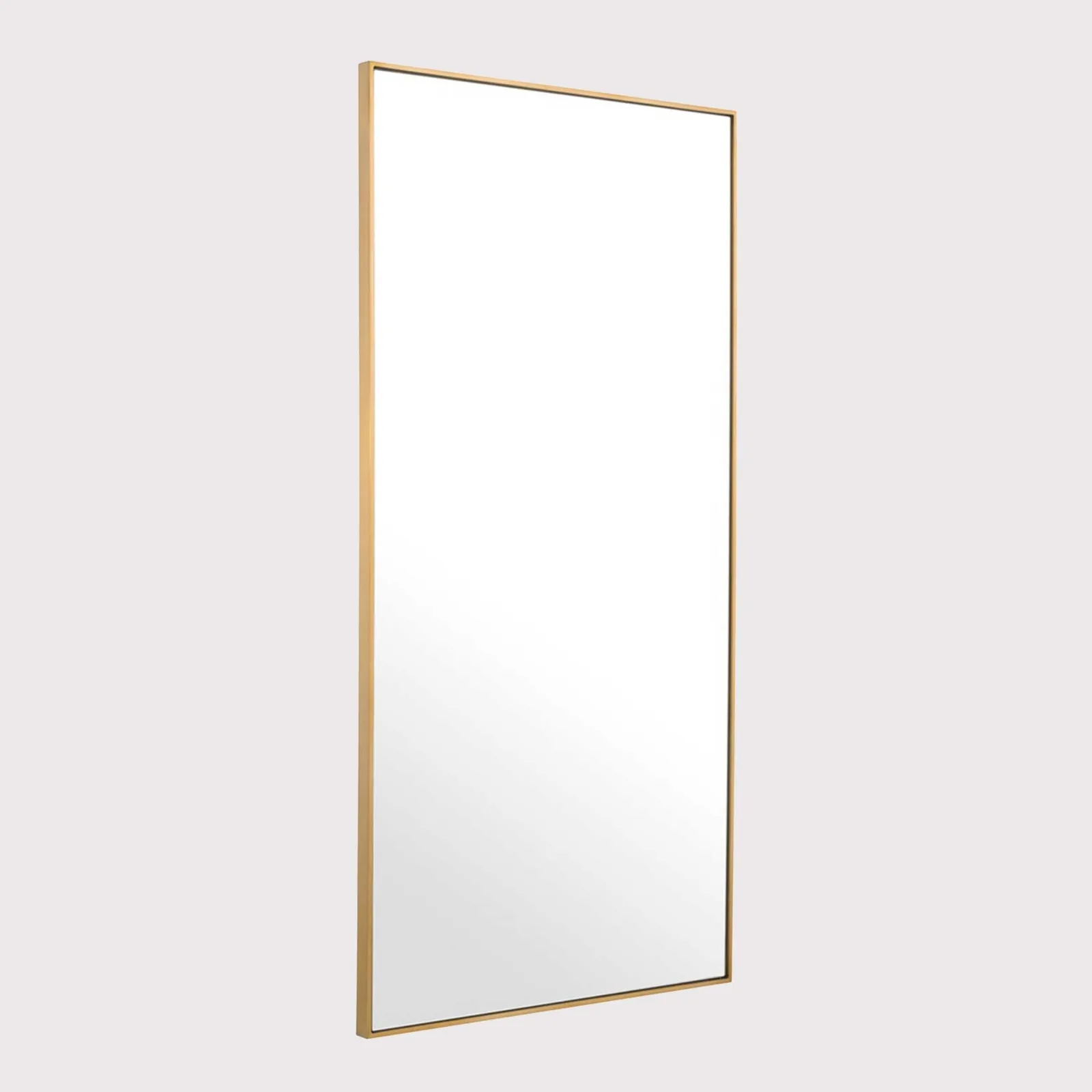 Eichholtz Redondo Mirror Brushed Brass Finish 90X180Cm, Square Metal | Barker & Stonehouse