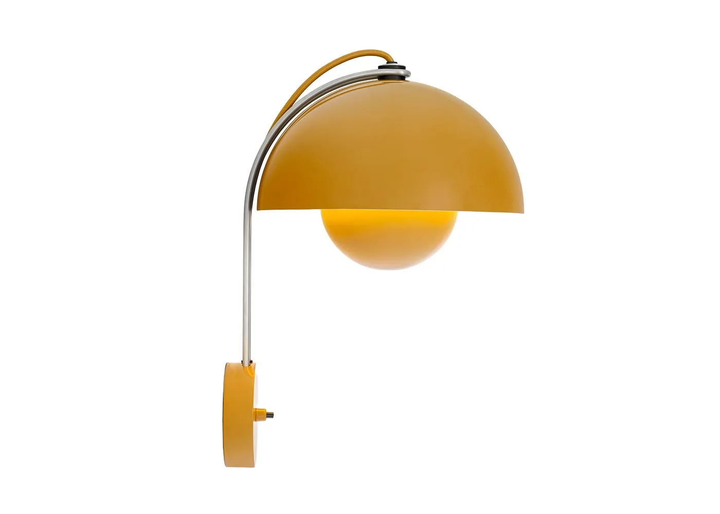&Tradition Flowerpot Wall Light Mustard 1
