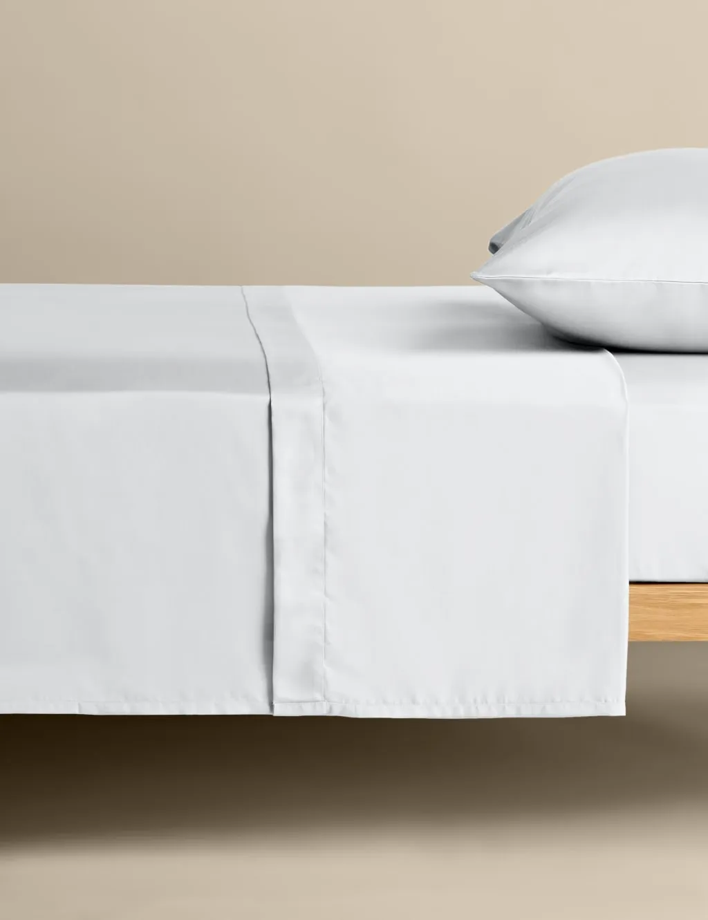 M&S The Ultimate Soft & Silky Flat Sheet White