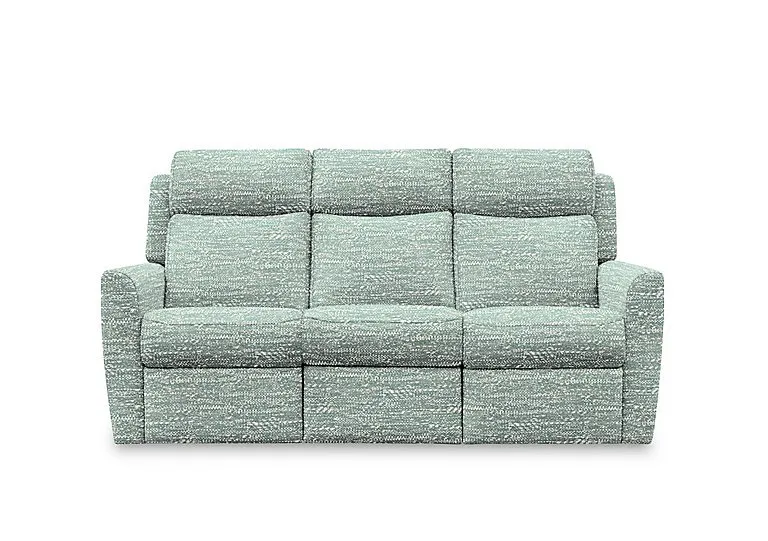 Wren 3 Seater Fabric Recliner Sofa with Headrests and Power Lumbar