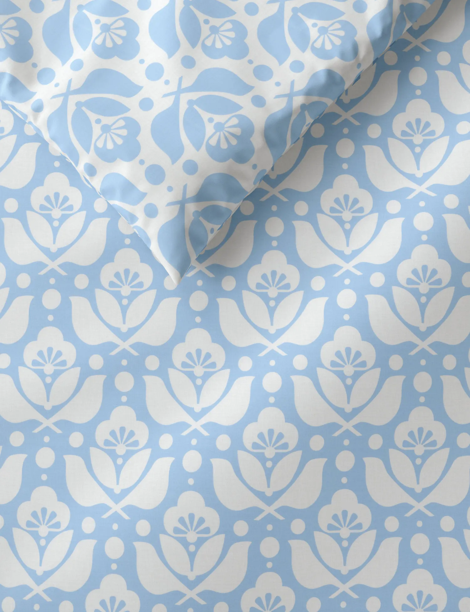 M&S Cotton Blend Geometric Bedding Set