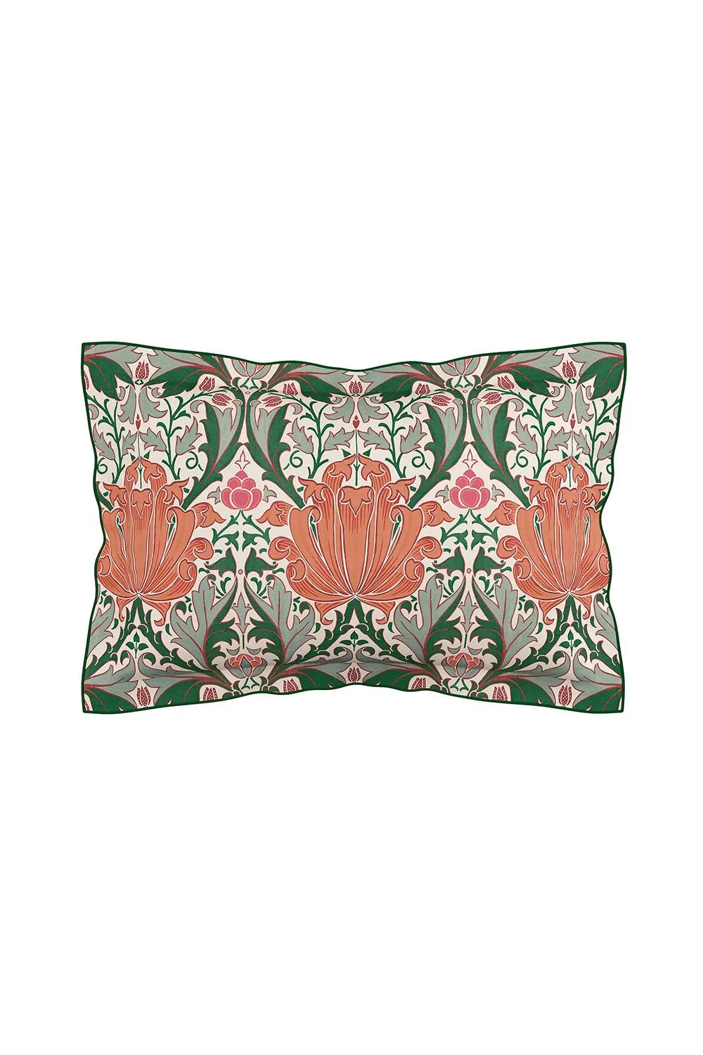 Morris & Co 'Helena' Cotton Duvet Cover Set in Teal 4