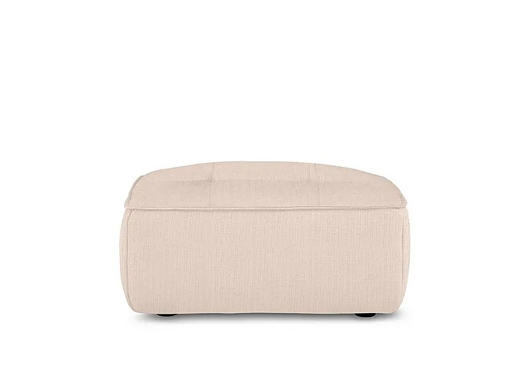 Cushino Large Rectangular Fabric Footstool - Living Room Furniture - In Time for Christmas