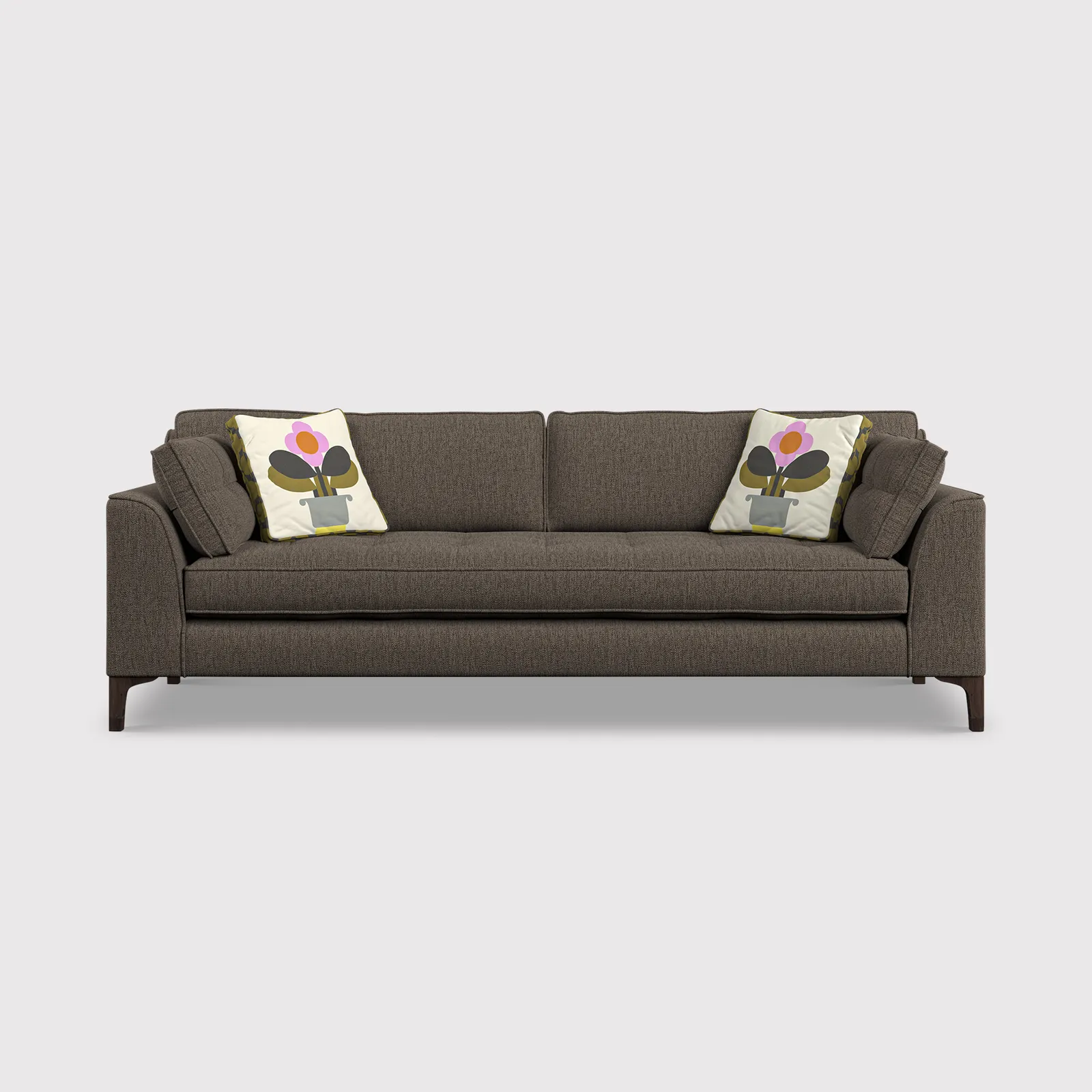 Orla Kiely Arklow Extra Large Sofa, Grey Fabric | Barker & Stonehouse 1