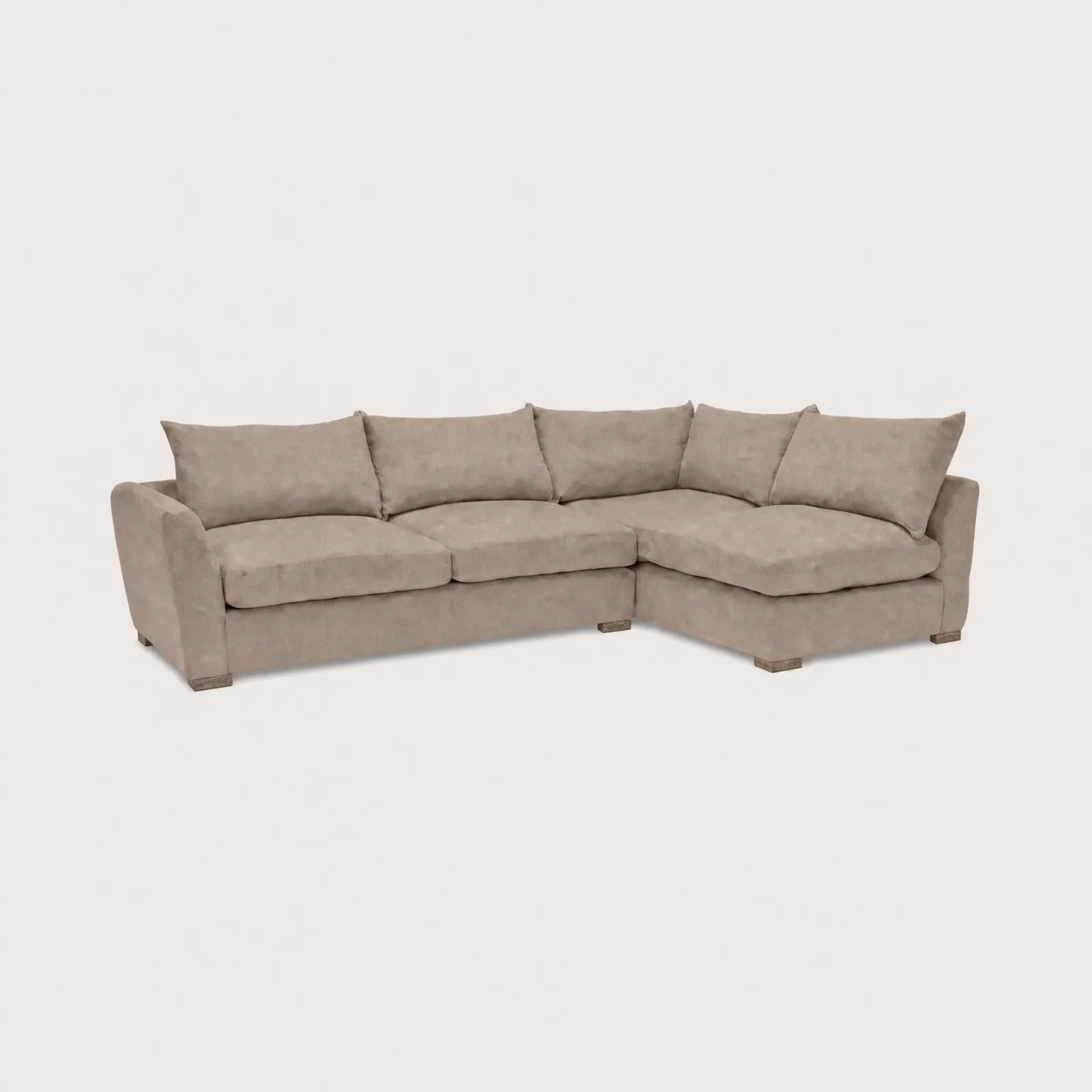 Floyd Combi Unit Left With Foam Sofa, Brown | Barker & Stonehouse 1