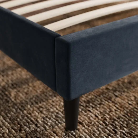 Alara Pleated Velvet Bed Frame 3