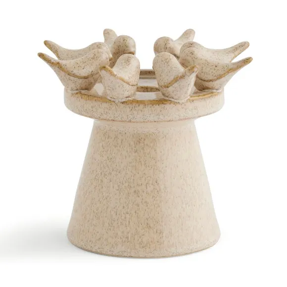 Bird Collection Ceramic Candlestick Holder 3